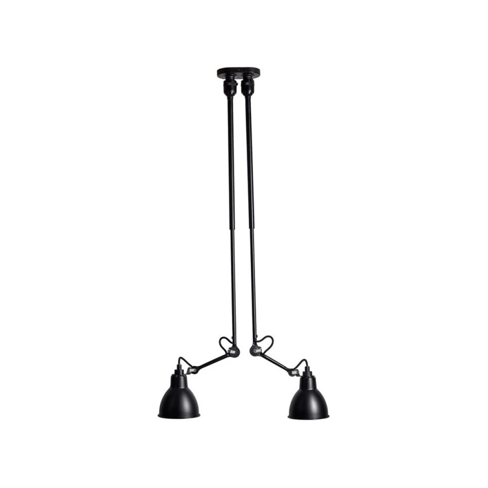 Minimalistyczna lampa sufitowa 302 Double Lampe Gras DCW Editions