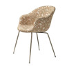 Komfortowe krzesło tapicerowane BAT Gubi