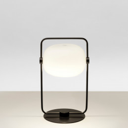 Lampa stołowa Galet 1 ze szklanym kloszem - bs.living