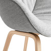 Krzesło AAC 123 Soft Duo na nogach ze sklejki dębowej - HAY