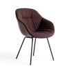 Komfortowe krzesło AAC 127 Soft Duo na stalowych nogach - HAY