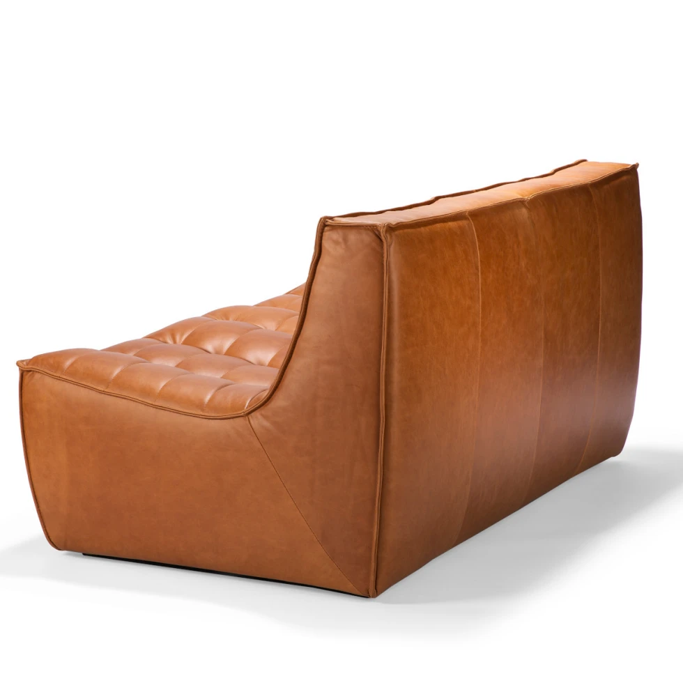 Skórzana sofa dwuosobowa N701 Old Saddle Ethnicraft