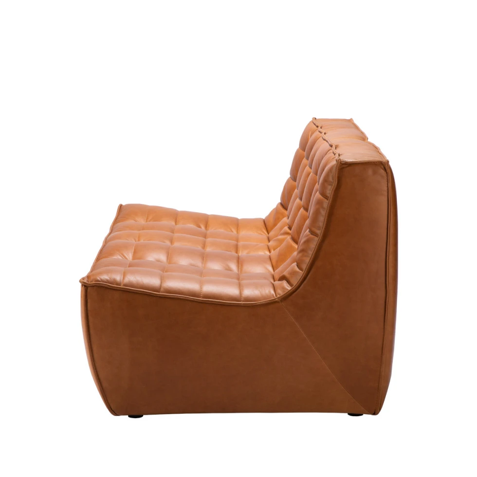 Skórzana sofa dwuosobowa N701 Old Saddle Ethnicraft