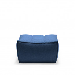 Tapicerowany tkaniną podnóżek N701 Blue Ethnicraft