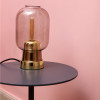 Nowoczesna lampa stołowa AMP BRASS ze szkła i mosiądzu - Normann Copenhagen