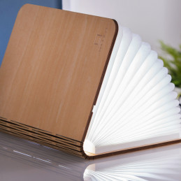 Lampa stołowa Mini Smart Book Light Maple może świecić od 6 do 8 h - Gingko