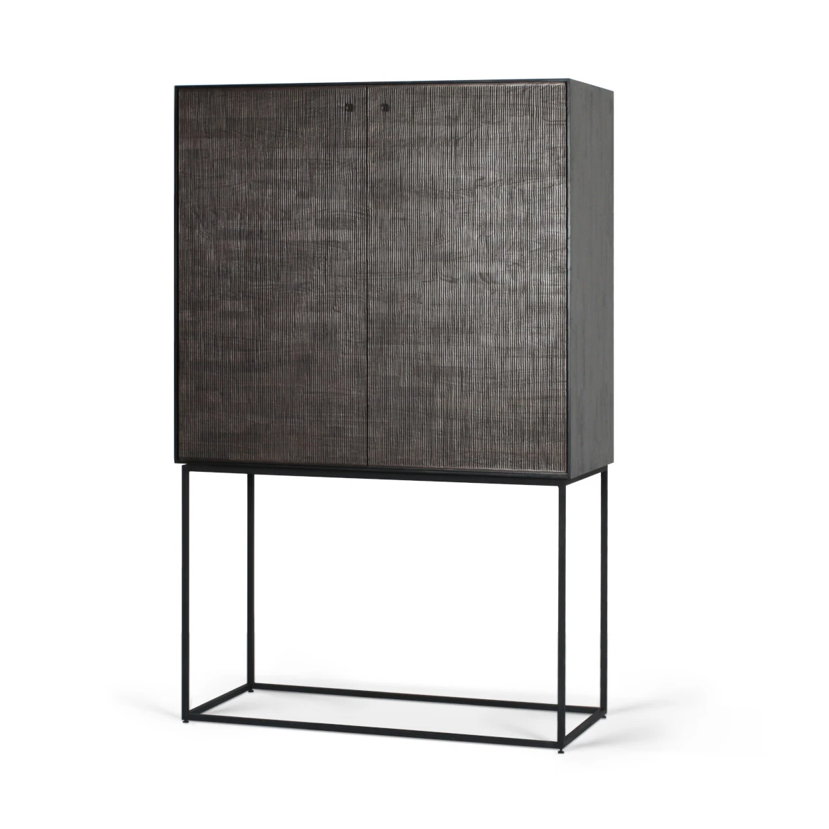 Elegancka szafka Grooves Teak Ethnicraft