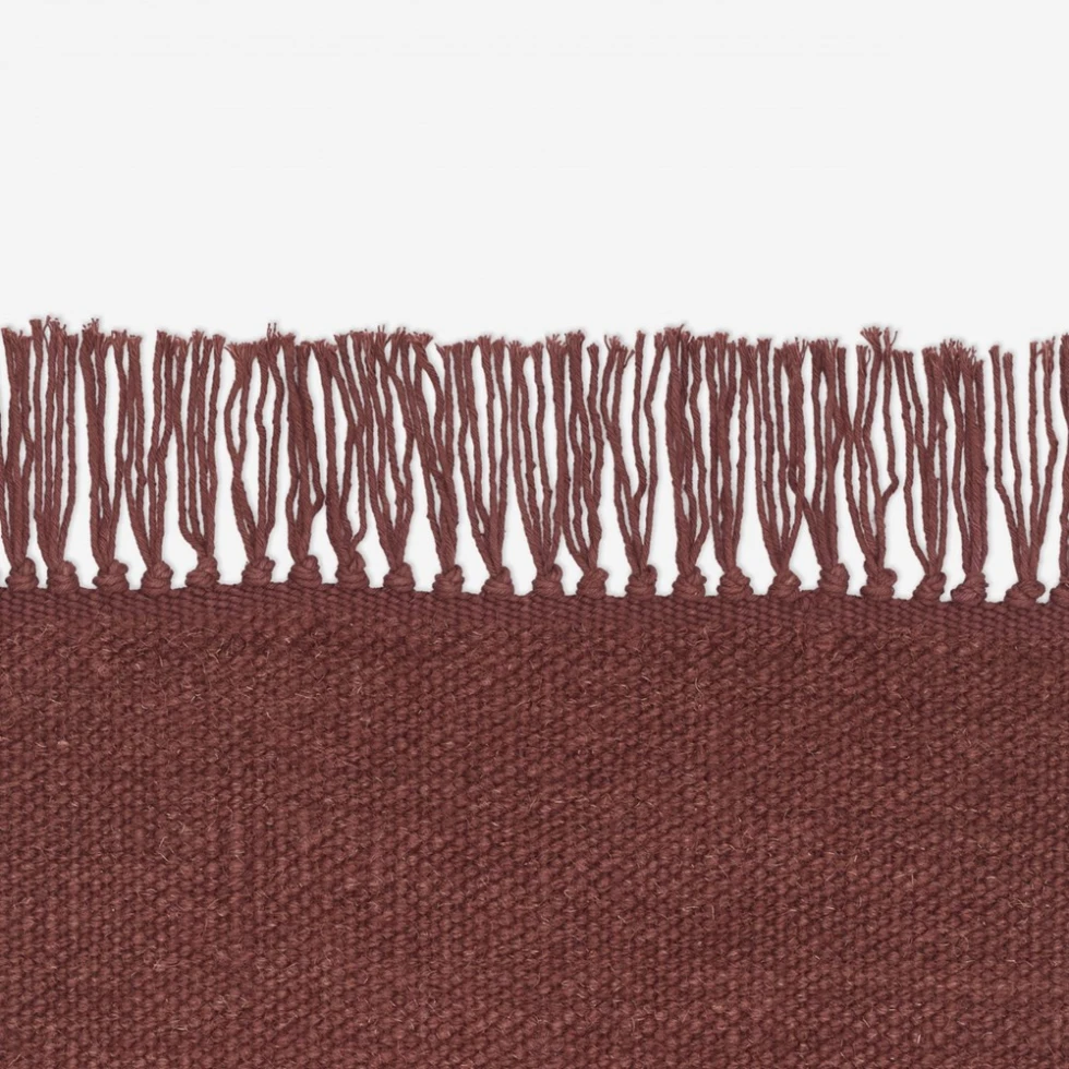 Wełniany dywan Vintage Coloured Fringes Kvadrat