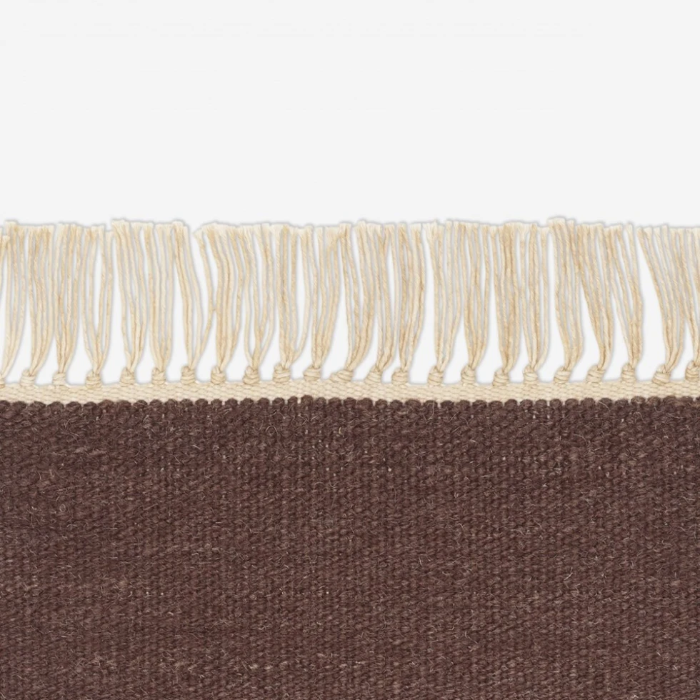 Wełniany dywan Vintage Naturally Coloured Fringes Kvadrat