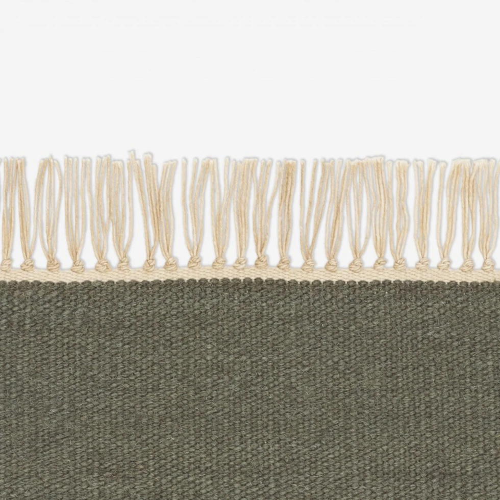 Wełniany dywan Vintage Naturally Coloured Fringes Kvadrat