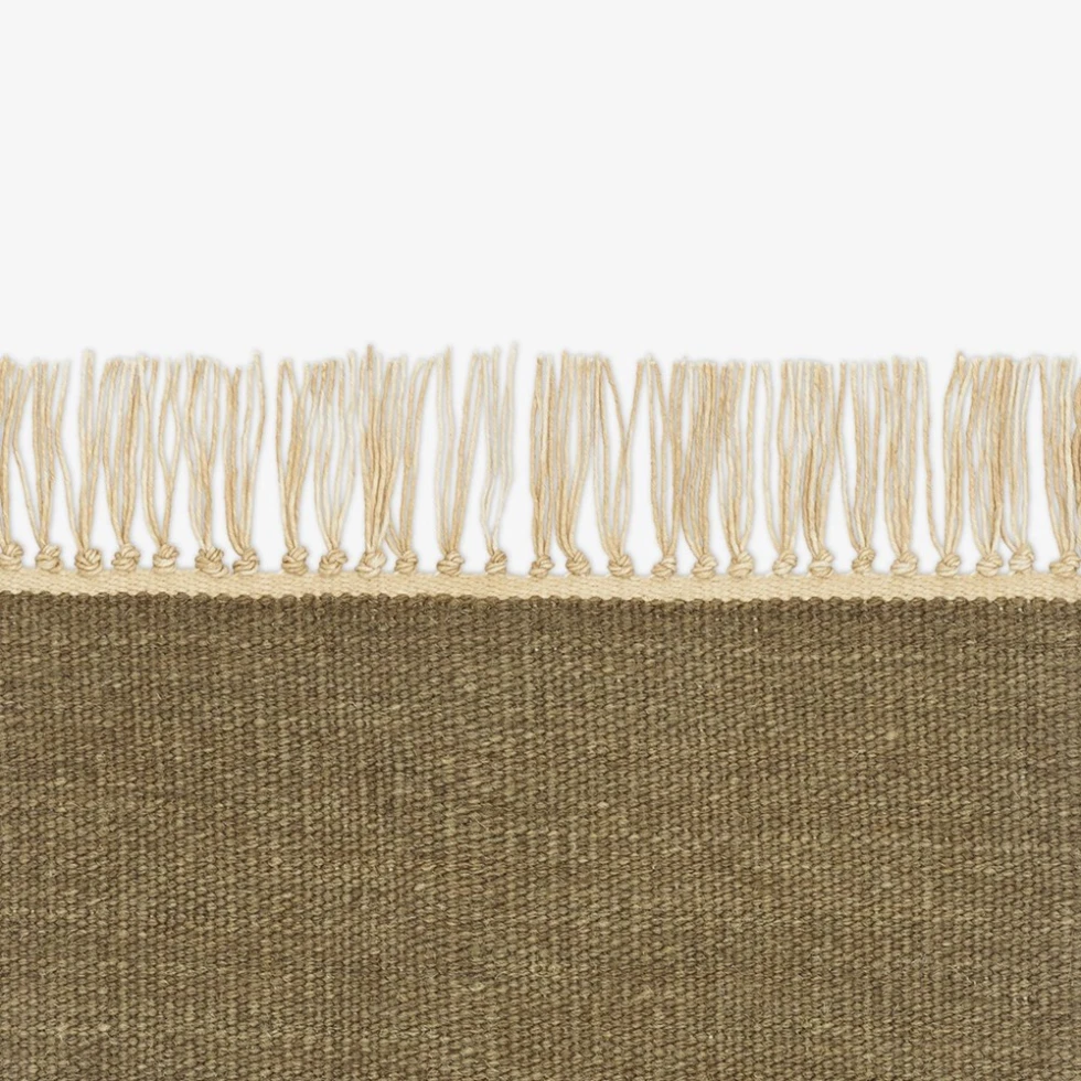 Wełniany dywan Vintage Naturally Coloured Fringes Kvadrat