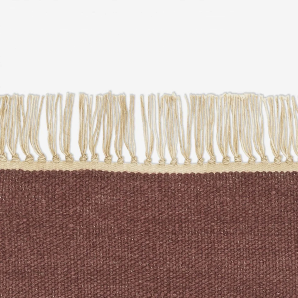 Miękki dywan Vintage Naturally Coloured Fringes Kvadrat