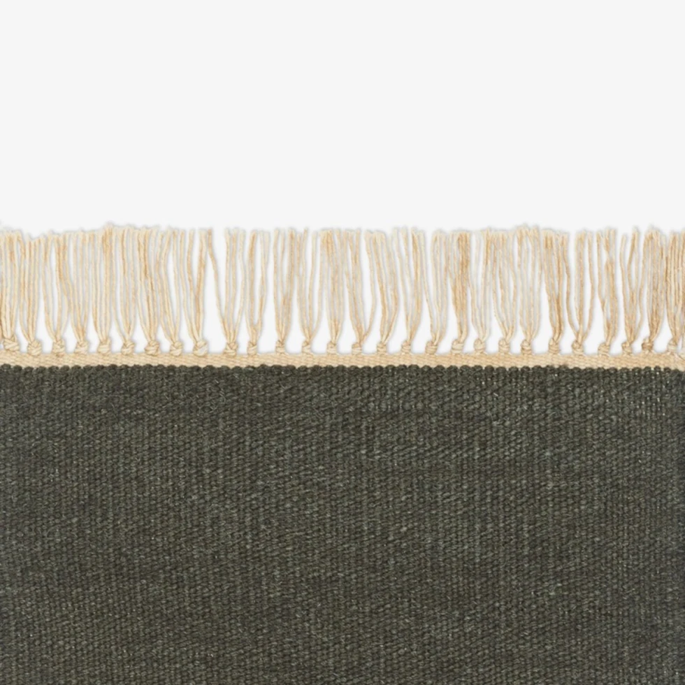 Ręcznie tkany kilim - dywan Vintage Naturally Coloured Fringes Kvadrat