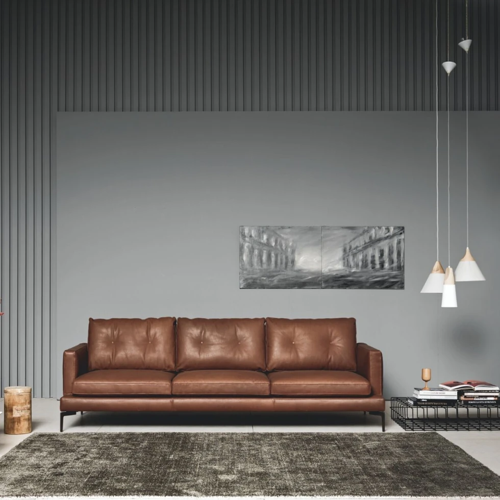 Saba Sofa brązowa Essentiel