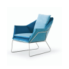 Niebieski Fotel Poltrona New York Saba