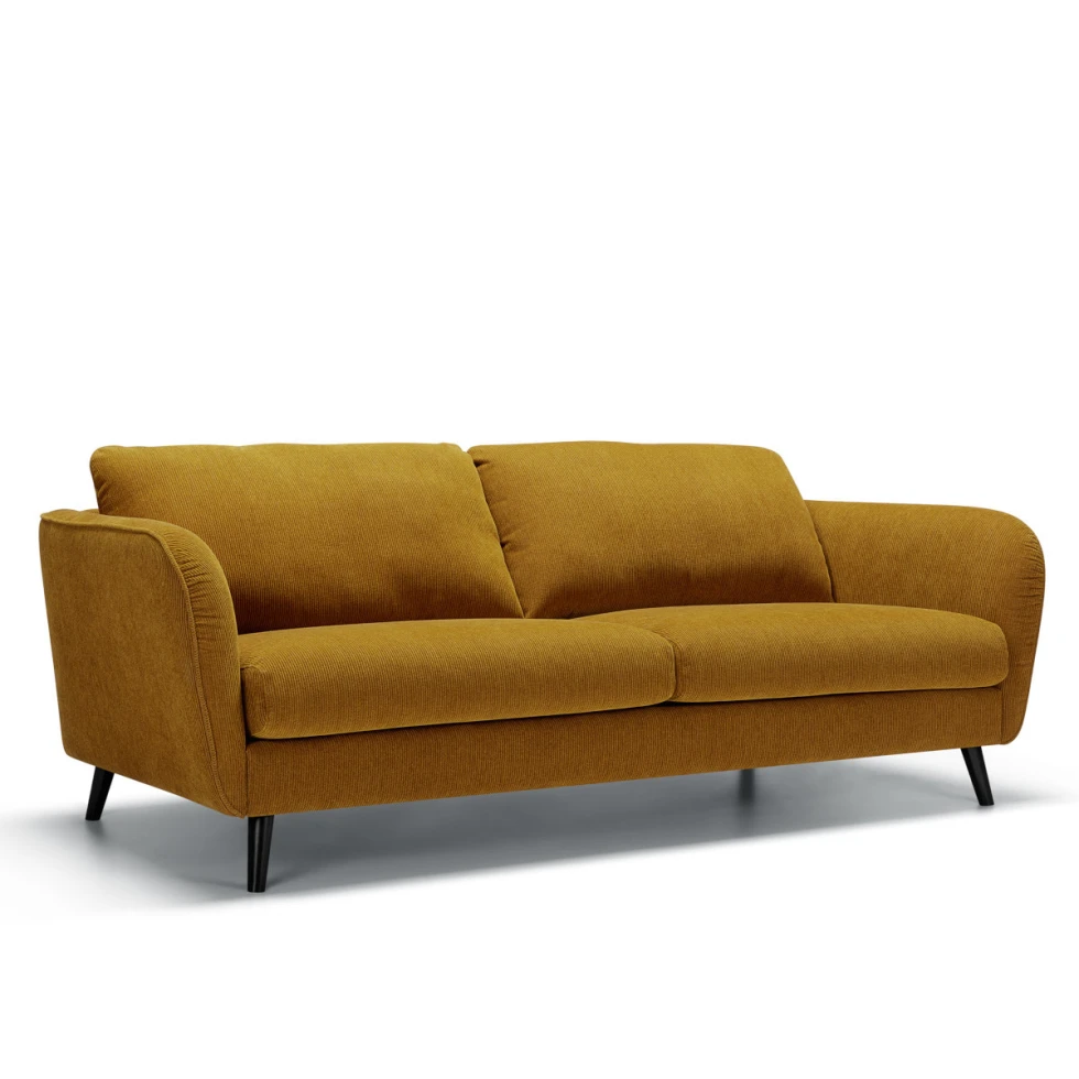 Musztardowa sofa Polly Sits