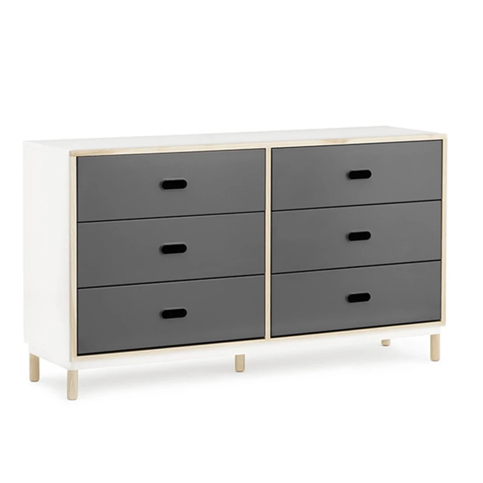 Szara komoda Kabino 6 drawers Normann Copenhagen