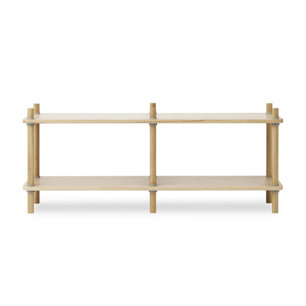 Minimalistyczny regał Jam Bookcase 6 poles Normann Copenhagen