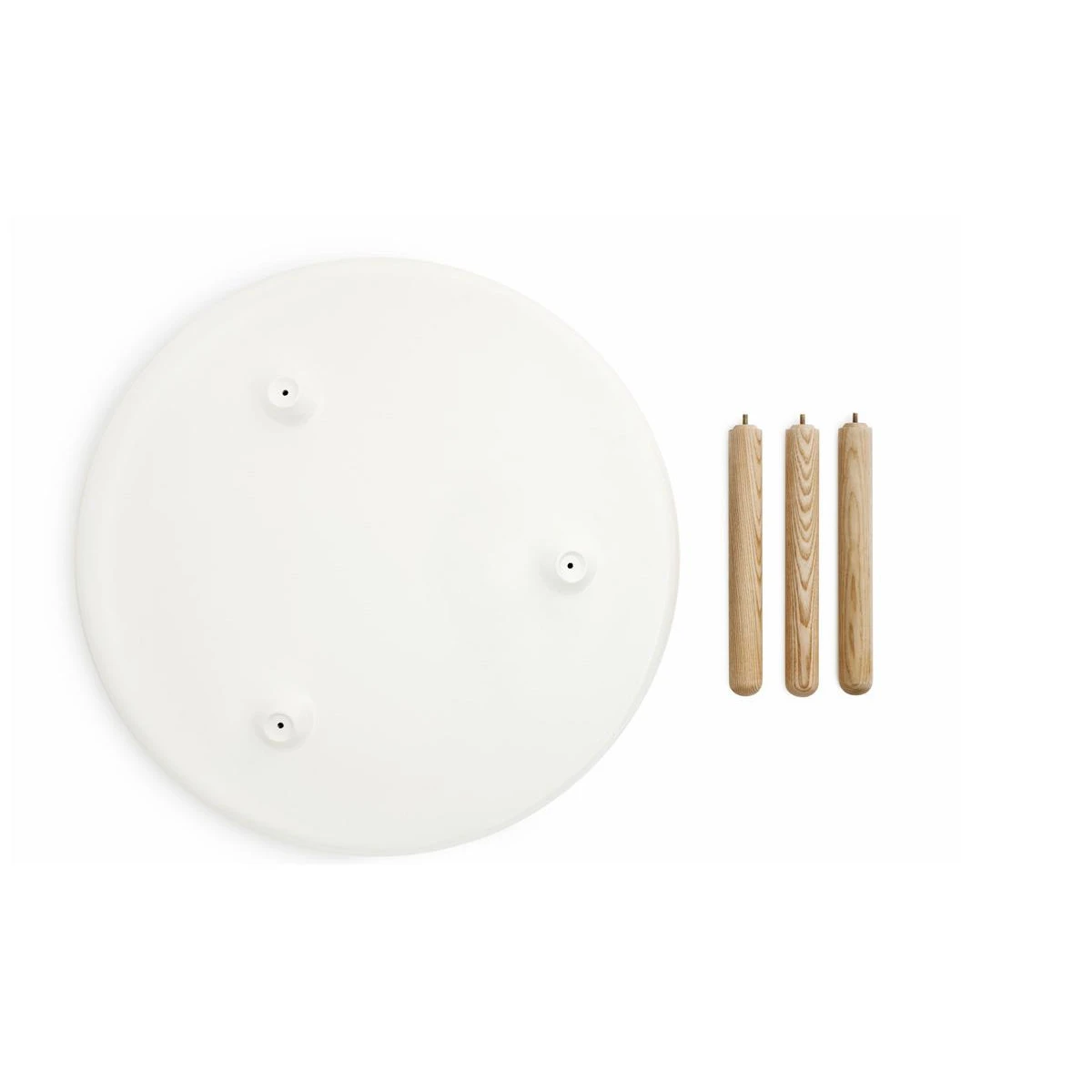 Stolik kawowy Tablo Large drewniane nogi do samodzielnego montażu -  Normann Copenhagen