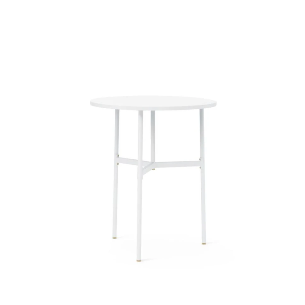 Biały stół Union Ø80 x H95,5 Normann Copenhagen