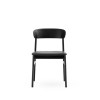 Krzesło Herit Black w duńskim stylu - Normann Copenhagen