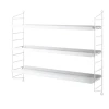 W całości wykonana ze stali półka modułowa String Pocket metal White/White String