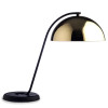 Elegancka lampa stołowa Cloche Black/Brass HAY