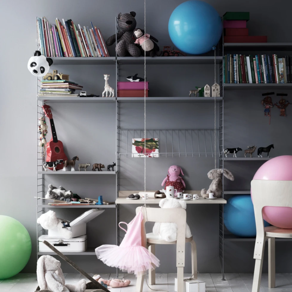 Zaprojektowane dla dziecka stabilne systemy modułowe Kids room String