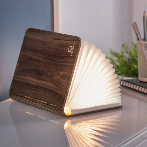 Bezprzewodowa lampa stołowa Walnut Smart Book Light Large