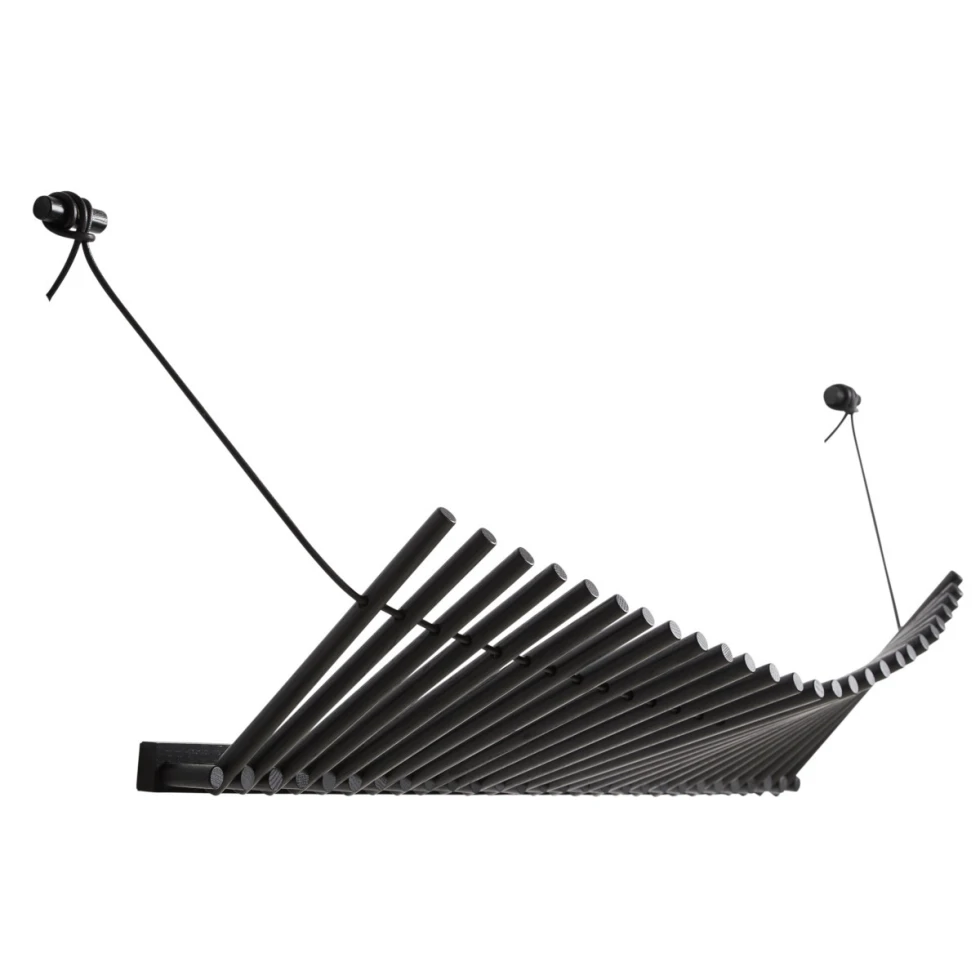 Czarny wieszak Knaegt Woud