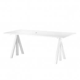 Białe biurko Desktop 180x90cm String
