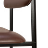 Krzesło tapicerowane skórą DC chocolate Ethnicraft