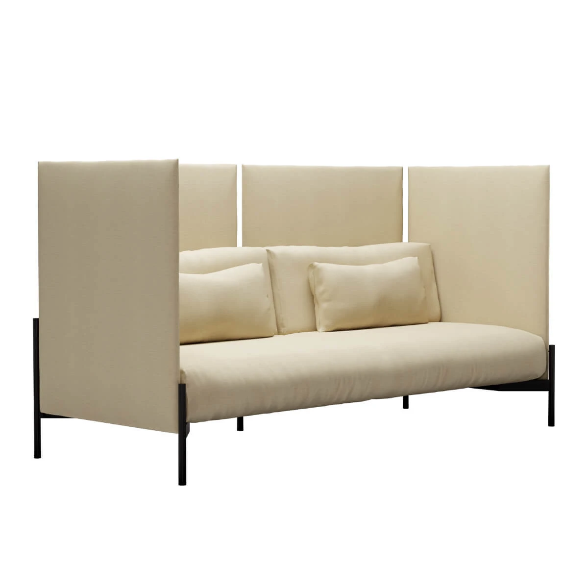 Dwuosobowa sofa Fragments z wysokim oparciem - Fogia