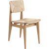Drewniane krzesło z papierowego sznura C Gubi