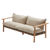 Sofa Brick NAP z luźno leżącymi poduszkami