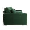 Sofa New York  wymienne poszycie w tkaninie Lario dark green - Sits