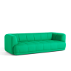 Sofa modułowa Quilton HAY tapicerowana zieloną tkaniną