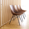 drewniane krzesła Shell