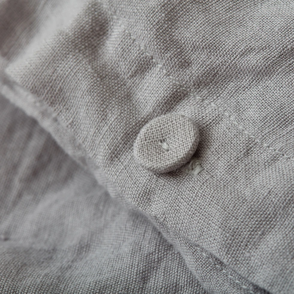 Komplet pościeli lnianej Washed Linen Light Grey take a NAP