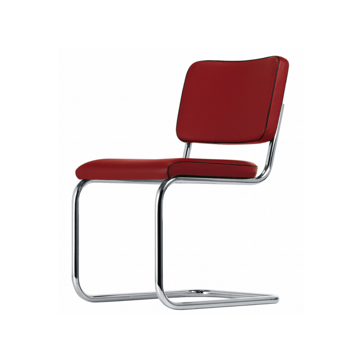 Czerwone krzesło S 32 PV Thonet