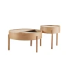 Drewniany stolik kawowy Arc mały Woud