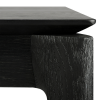 Detale stołu rozkładanego Oak Bok Black