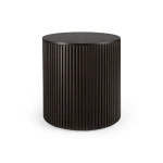 Stolik mahoniowy Ø40 Roller Max Dark Brown Ethnicraft