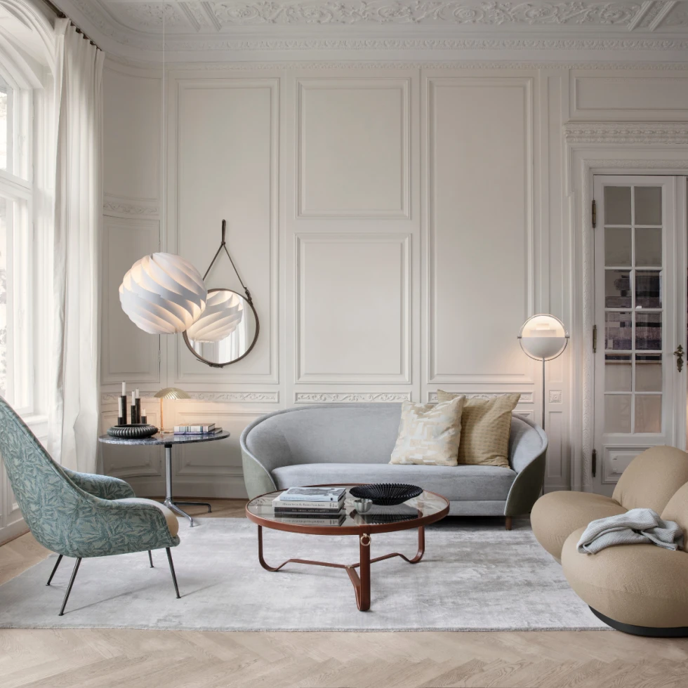 Aluminiowa lampa wisząca Turbo L Gubi