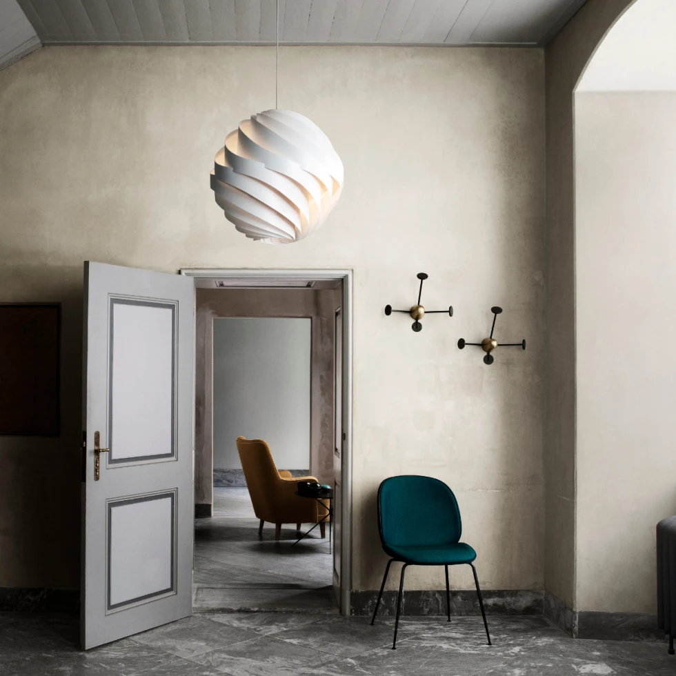 Aluminiowa lampa wisząca Turbo L Gubi