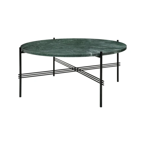 Stolik kawowy TS Ø80 czarna rama