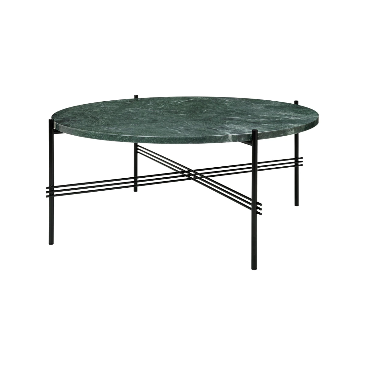 Stolik kawowy TS Ø80 czarna rama