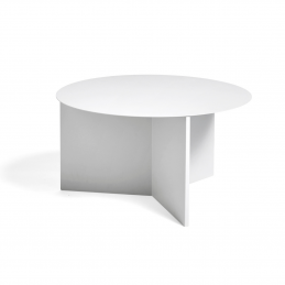 Biały stolik kawowy Slit Round Table XL HAY