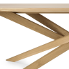Detale drewnianych nóg stolika Mikado