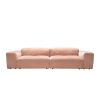 Sofa Edda Sits z dwóch modułów w kolorze różowym